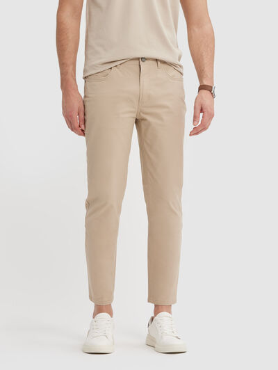 PANTALON DIAGONAL 5P CAMEL