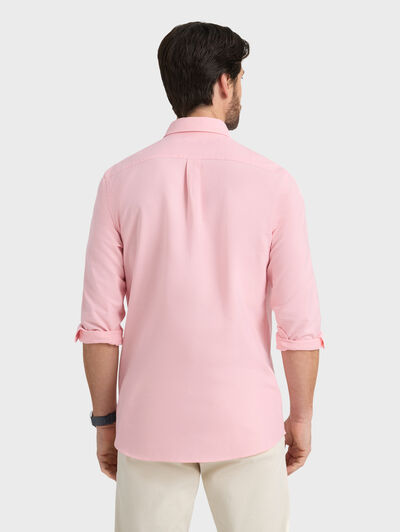 CAMISA OXFORD SOLID SALM&Oacute;N
