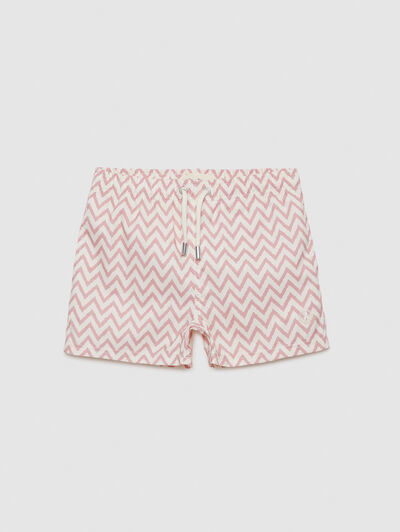BAÑADOR ZIG ZAG KIDS ROSA