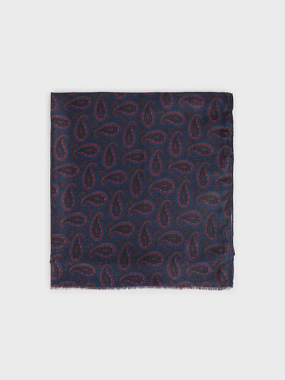 FOULARD PRINT AZUL MARINO