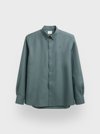 CAMISA OXFORD DARK AZUL