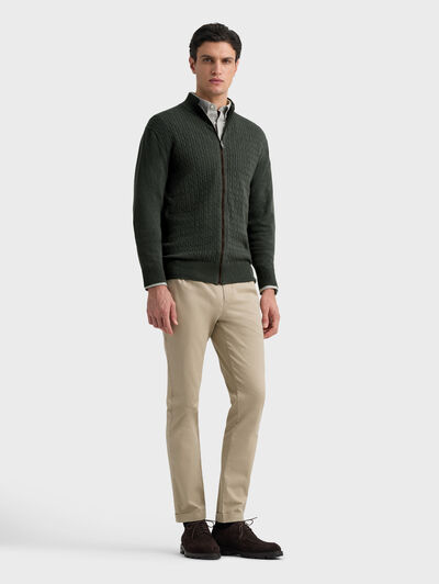 CARDIGAN OCHOS VERDE