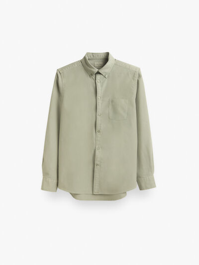 CAMISA OXFORD POCKET DYE