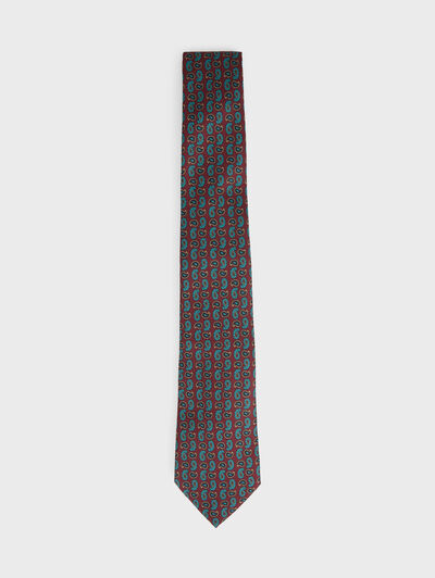 CORBATA PRINTED BURDEOS