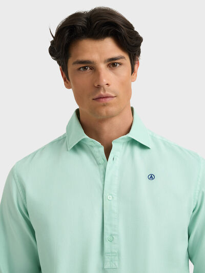 POLERA PANAMA DYE VERDE AGUA