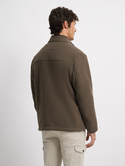 CAZADORA POLAR MARR&Oacute;N