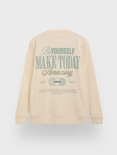 SUDADERA POSITIVITY BEIGE