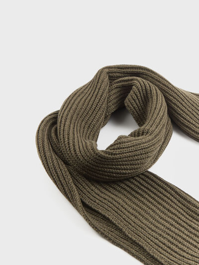 BUFANDA PUNTO KIDS VERDE