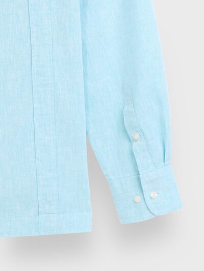 CUBANA LINO CHAMBRAY AZUL