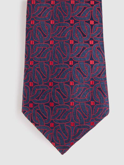 CORBATA JACQUARD MF ROJO