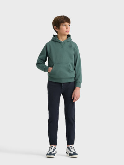 SUDADERA NELSON KIDS VERDE