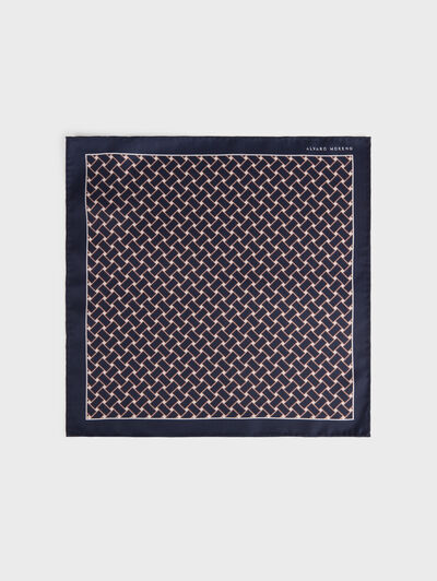 PA&Ntilde;UELO PRINTED AZUL MARINO