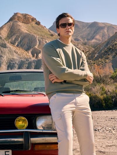 SUDADERA BASICA VERDE