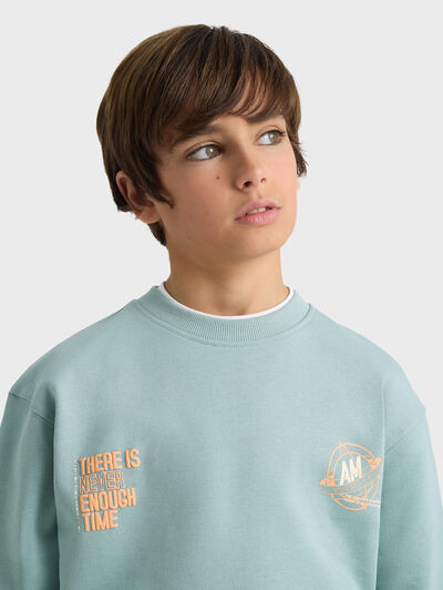 SUDADERA FUTURE KIDS VERDE