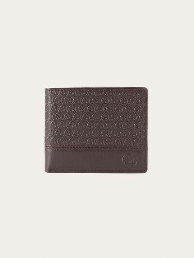 CARTERA LOGO MARRÓN