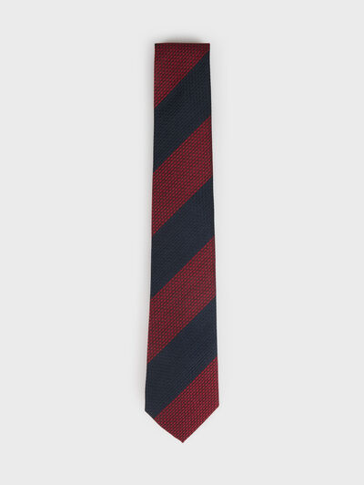 CORBATA GRENADINE AZUL MARINO