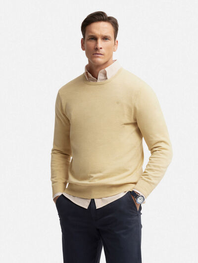 JERSEY ROUND NECK AMARILLO