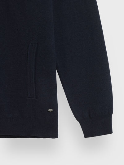 CARDIGAN BRAM AZUL MARINO