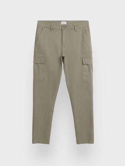 PANTALON CARGO ELVIS VERDE