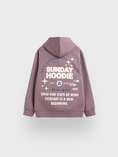 SUDADERA SUNDAY KIDS ROSA