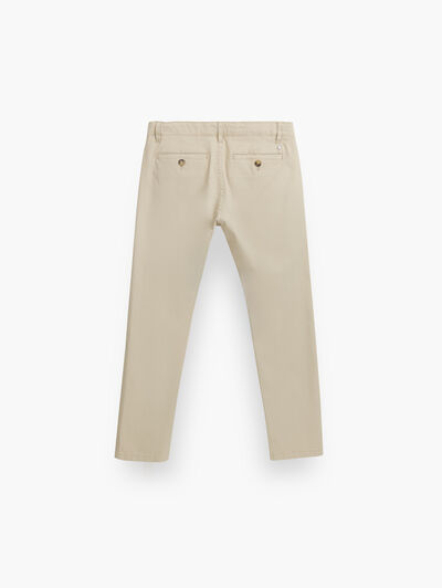 PANTALON CHINO KIDS PIEDRA