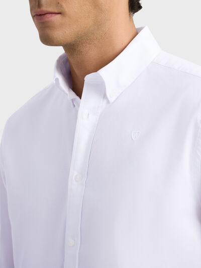 CAMISA OXFORD SOLID BLANCO