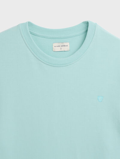 SUDADERA BASIC FANCY VERDE AGUA