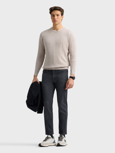 PANTALON DENIM STARK GRIS