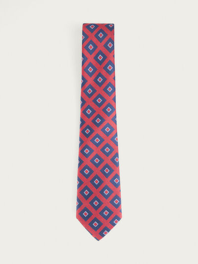 CORBATA JACQUARD MF ROJO