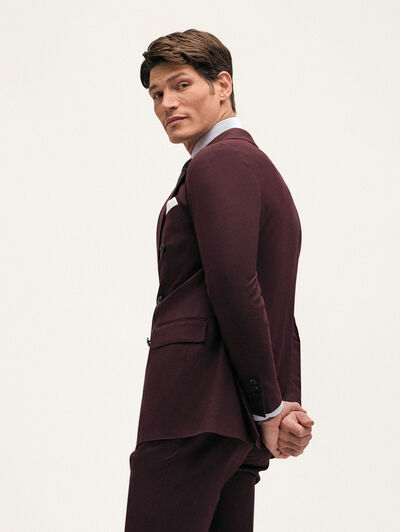 AMERICANA DOPPIO PLAIN BURDEOS