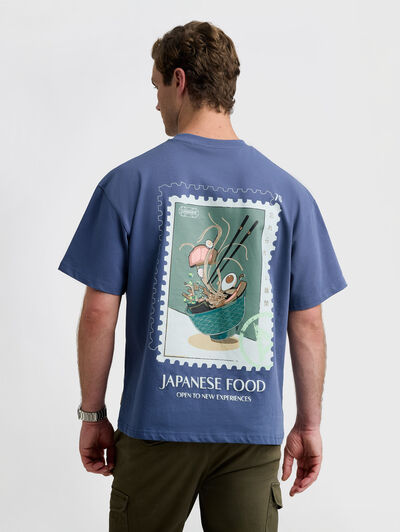 CAMISETA STAMP AZUL MARINO