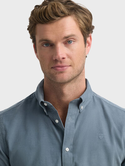 CAMISA MICROPANA AZUL