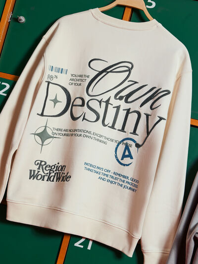 SUDADERA DESTINY CRUDO