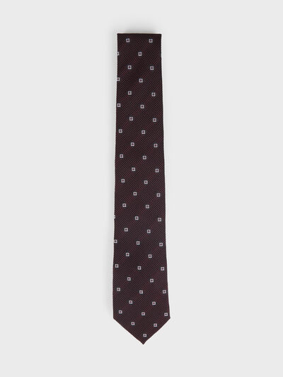 CORBATA GRENADINE BURDEOS