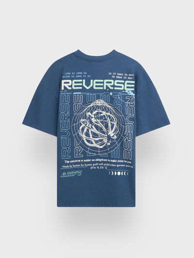 CAMISETA REVERSE AZUL MARINO