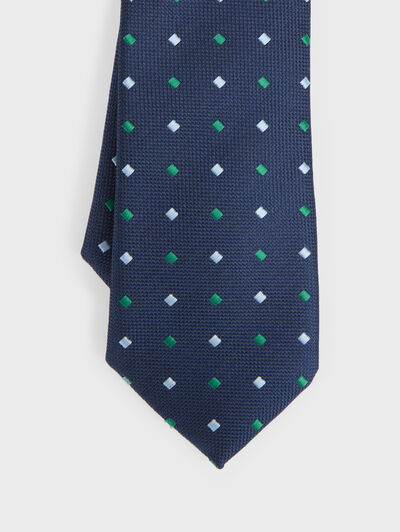 CORBATA JACQUARD MF KIDS AZUL MARINO