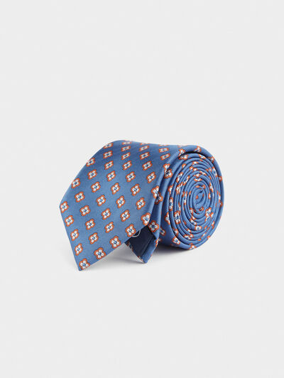 CORBATA JACQUARD MF AZUL