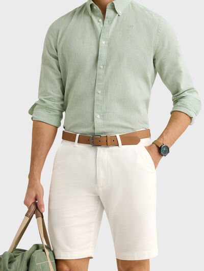 BERMUDA TINTADA CRUDO