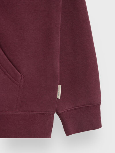SUDADERA MOMENT BURDEOS