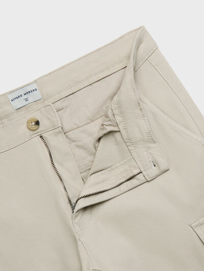 PANTALON CARGO ELVIS BEIGE