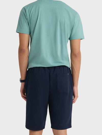 BERMUDA PUNTO AZUL MARINO