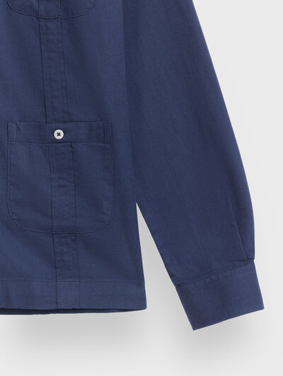 CUBANA OXFORD KIDS AZUL MARINO