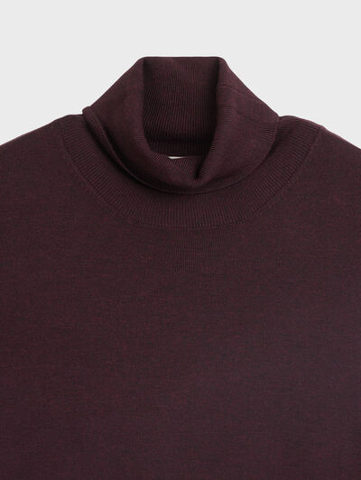 JERSEY CUELLO VUELTO BURDEOS