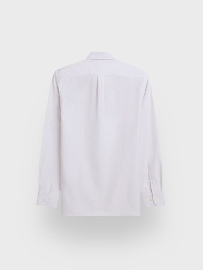 CAMISA MIL RAYAS POCKET BEIGE