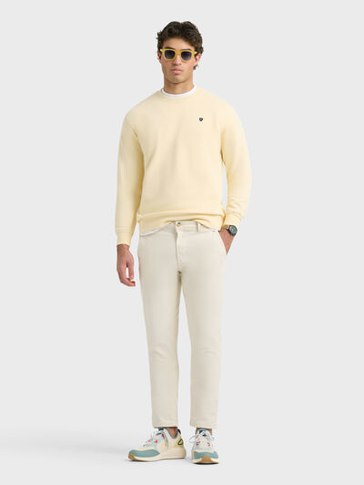 SUDADERA BASICA AMARILLO