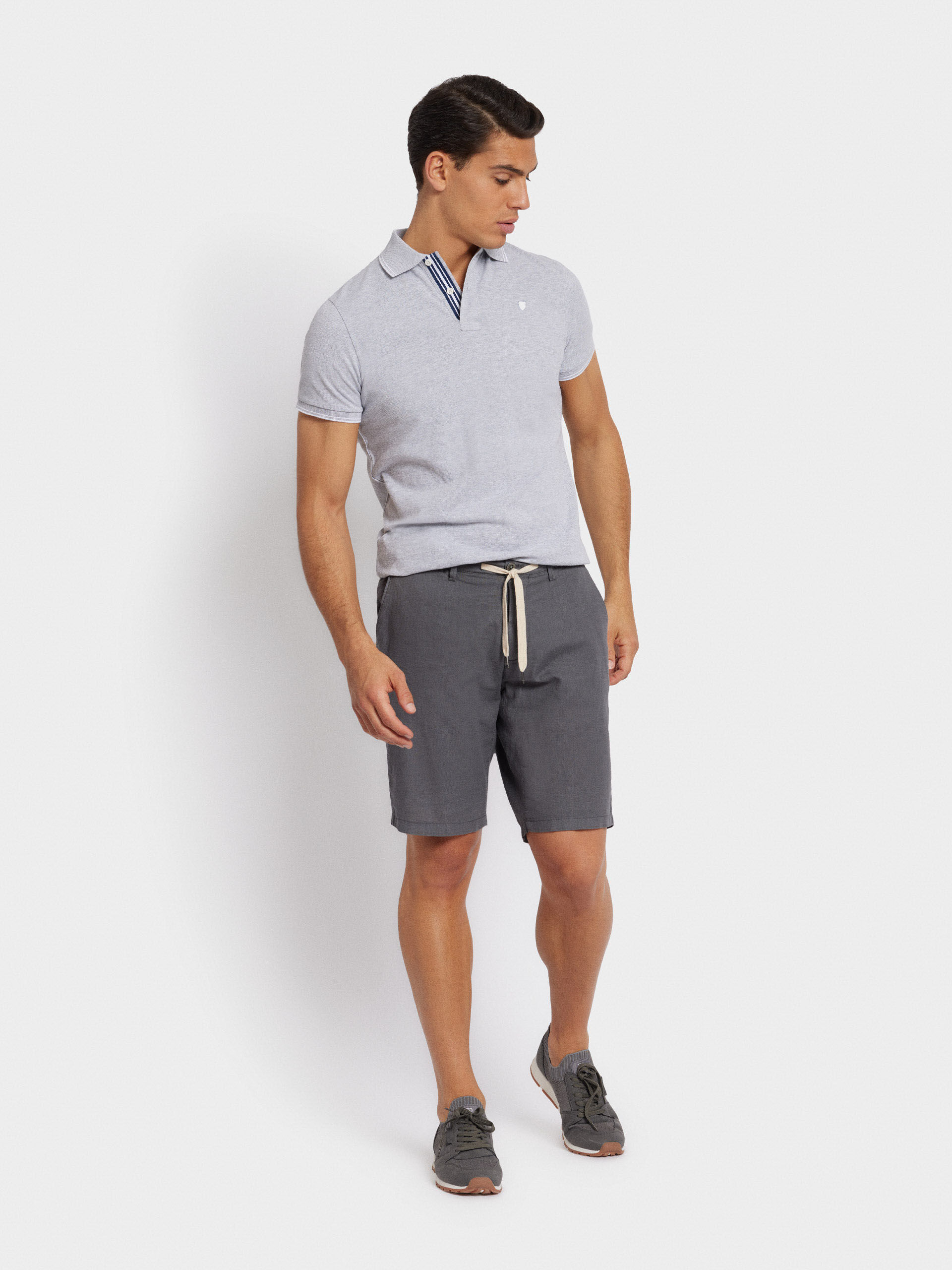 BERMUDA LINO GRIS