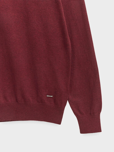 JERSEY BUTTON COLLAR