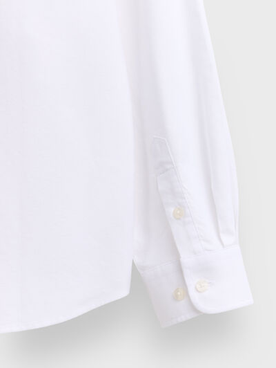CAMISA OXFORD BASIC KIDS BLANCO