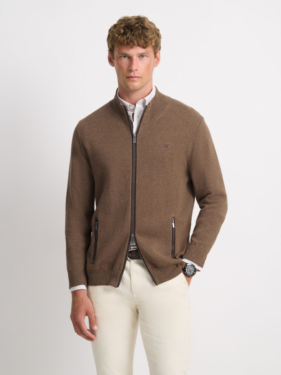 CARDIGAN CONTRASTE