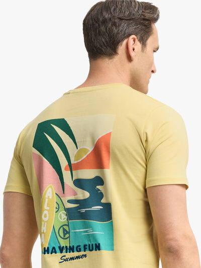 CAMISETA FUN AMARILLO